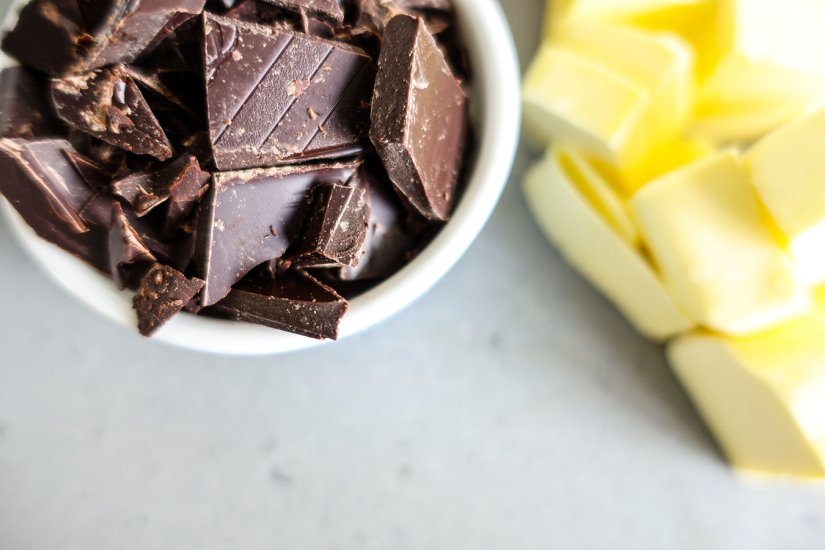 Chopped chocolate