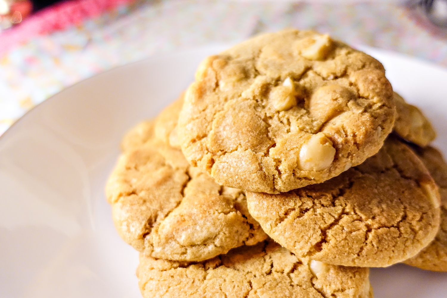 White chocolate and macadamia cookies | Flourette | Tried and True Recipes